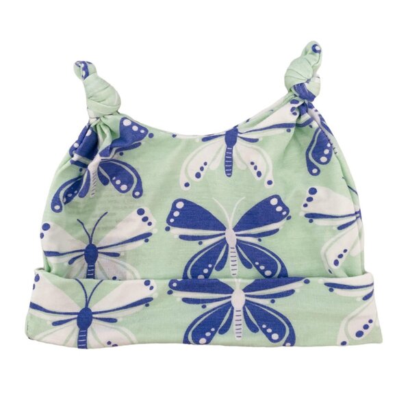 G-Kickee Pants, 0-3M, bamboo double knot hat, Butterfly - Picture 2 of 2